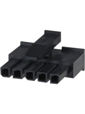 TE Connectivity - 1445022-5 - Crimp housing Pitch3 mm Poles 1 x 5 MATE-N-LOK Micro, 1445022-5, TE Connectivity