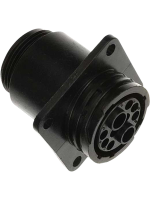 TE Connectivity - 213893-2 - Receptacle CPC6 Poles=10, accepts female contacts / Square Flange / sealed, 213893-2, TE Connectivity
