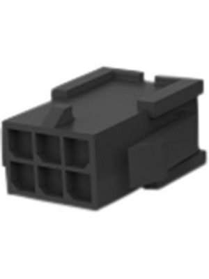TE Connectivity - 794615-6 - Crimp housing Pitch3 mm Poles 6 MATE-N-LOK Micro, 794615-6, TE Connectivity
