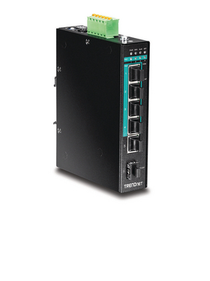 Trendnet - TI-PG541 - Managed switch 4 PoE 1 SFP DIN-Rail, TI-PG541, Trendnet