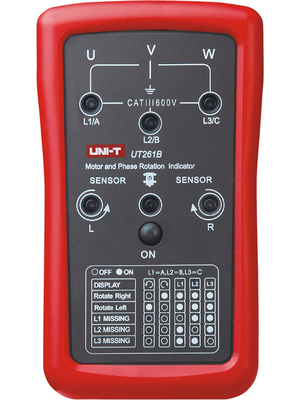 UNI-T - UT261B - Phase sequence indicator 90...600 V, UT261B, UNI-T