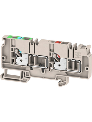 Weidmüller - AAP13 6 FE-LO - 1988270000 - Terminal block N/A beige / red / blue, 0.5...6 mm2, AAP13 6 FE-LO - 1988270000, Weidmüller