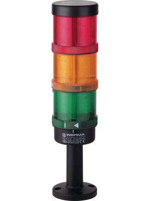 Werma - 64924005 - Stacking beacon KombiSIGN 71, green / yellow / red, 24 VAC/DC, 64924005, Werma