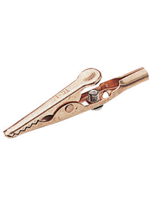 Mueller Electric Co - BU-60CS - Crocodile Clip ? 4 mm ? 4 mm copper 30 VAC 60 VDC, 10 A, BU-60CS, Mueller Electric Co