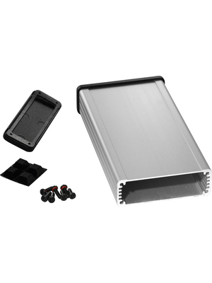 Hammond - 1457J1602 - Metal enclosure, clear, 84 x 160 x 28.5 mm, Aluminium, 1457J1602, Hammond