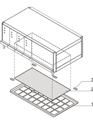 Pentair Schroff - 24571-325 - Air filter, 28 TE, 24571-325, Pentair Schroff