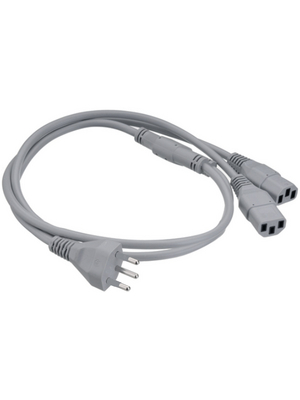 Feller AT - 6900-915.64 - Mains cable CH Type 12 2x IEC-320-C13 1.00 m, 6900-915.64, Feller AT