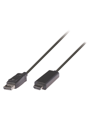Valueline - VLCP37100B30 - Monitor cable 3.00 m black, VLCP37100B30, Valueline