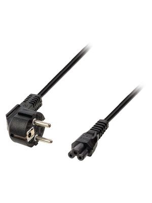 Valueline - VLEP10100B30 - Power Cable Type F (CEE 7/4) IEC-320-C5 3.00 m, VLEP10100B30, Valueline