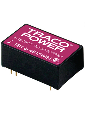 Traco Power - TEN 6-4821WIN - DC/DC converter 18...75 VDC 5 VDC, TEN 6-4821WIN, Traco Power