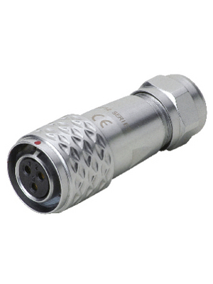 Deltron - DELMSF1210/S3I - Cable socket 3P IP 67, DELMSF1210/S3I, Deltron