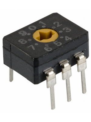 Omron Electronic Components - A6C-10R(N) - PCB coding switch BCD 10, A6C-10R(N), Omron Electronic Components