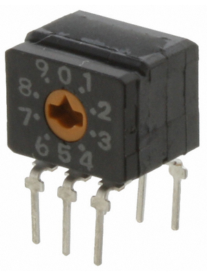 Omron Electronic Components - A6CV-10R - PCB coding switch BCD 10, A6CV-10R, Omron Electronic Components