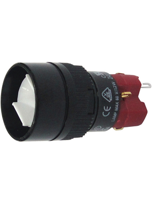 DECA - SD16-LAR1-1S - Illuminated push-button ? 18 mm 1 NO+1 NC, SD16-LAR1-1S, DECA