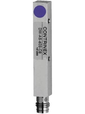 Contrinex - DW-AS-623-C8-001 - Inductive sensor 2 mm PNP, make contact (NO) Plug M8, 3-Pin 10...30 VDC -25...+70 C, DW-AS-623-C8-001, Contrinex