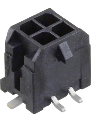 Molex - 43045-0419 - Pin header dual row SMD Pitch3 mm Poles 2 x 2 Micro-Fit, 43045-0419, Molex