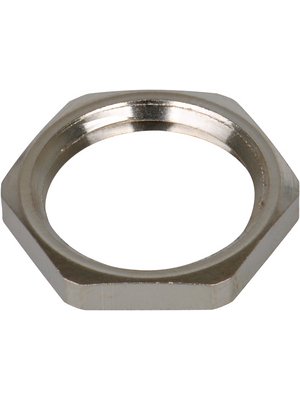 Binder - 16-0402-001 - PG9 hex head nut, 16-0402-001, Binder