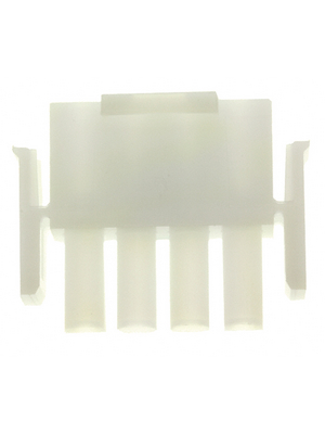 TE Connectivity - 1-480702-0 - Plug housing Pitch6.35 mm Poles 1 x 4 accepts male or female contacts / Single row MATE-N-LOK Universal, 1-480702-0, TE Connectivity