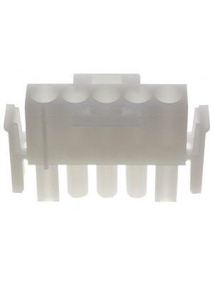 TE Connectivity - 1-480763-0 - Plug housing Pitch6.35 mm Poles 1 x 5 accepts male or female contacts / Single row MATE-N-LOK Universal, 1-480763-0, TE Connectivity