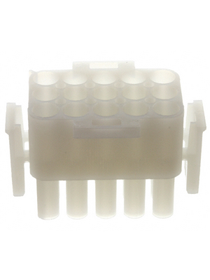 TE Connectivity - 1-480710-0 - Plug housing Pitch6.35 mm Poles 3 x 5 accepts male or female contacts / Multi row MATE-N-LOK Universal, 1-480710-0, TE Connectivity