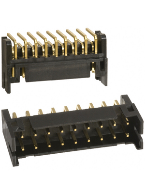 Hirose - DF11-18DP-2DS(24) - Pin header, angled Pitch2 mm Poles 2 x 9 DF11, DF11-18DP-2DS(24), Hirose