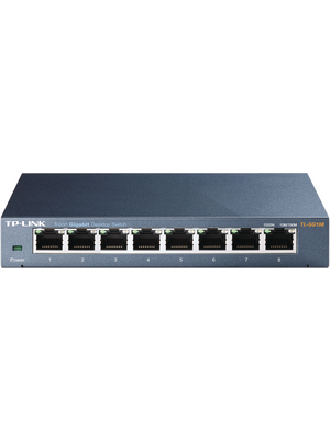 TP-Link - TL-SG108 - Switch 8x 10/100/1000 Desktop, TL-SG108, TP-Link