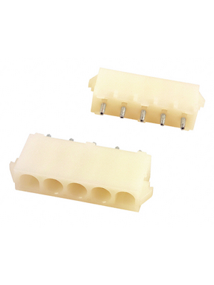TE Connectivity - 640466-1 - Pin header Pitch6.35 mm Poles 1 x 5 Single row MATE-N-LOK Universal, 640466-1, TE Connectivity