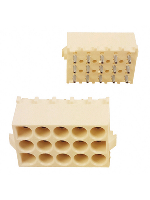 TE Connectivity - 350434-1 - Pin header Pitch6.35 mm Poles 3 x 5 Multi row MATE-N-LOK Universal, 350434-1, TE Connectivity