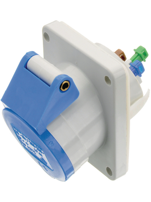 Bals - 12772 - CEE integral socket sloping blue 16 A/230 VAC, 12772, Bals