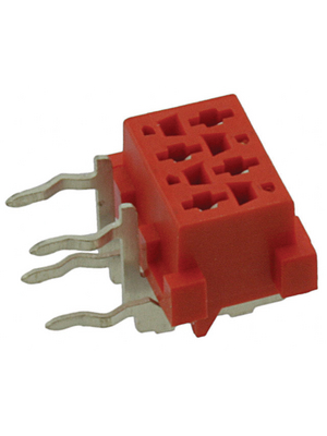 TE Connectivity - 7-215460-4 - Angled female header 4P, 7-215460-4, TE Connectivity