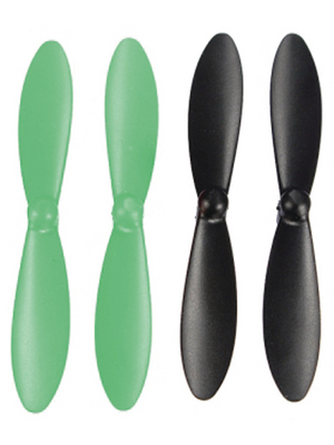  - H107-A36 - Propeller for Hubsan X4, green/black, H107-A36