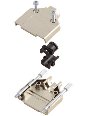 MH Connectors - MHDTPK15-K - D-Sub metalized hood 15P, MHDTPK15-K, MH Connectors