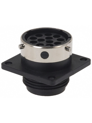 Souriau - UTG014-12P - Male receptacle, Trim Trio 12-pin Trim Trio UTG Poles=12 N/A Male Housing size14, UTG014-12P, Souriau