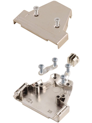 MH Connectors - MHTRI-25-M-K - D-Sub metalized hood 25P, MHTRI-25-M-K, MH Connectors