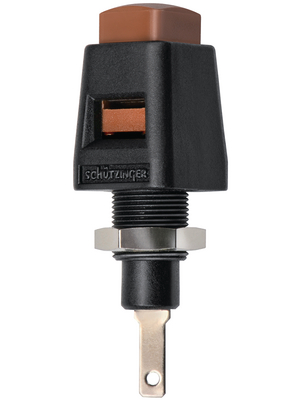 Schtzinger - ESD 6554 / BR - Quick-release terminal ? 4 mm brown, ESD 6554 / BR, Schtzinger