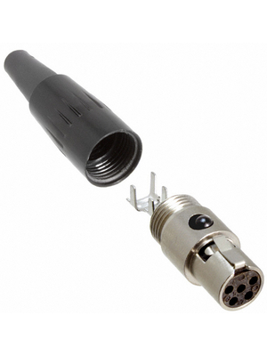 Switchcraft - TA5FX - Mini XLR, Cable socket 5 N/A Tini-Q-G? / TA black and silver, TA5FX, Switchcraft