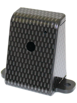 Camdenboss - CBRPC-CAR-NL - Raspberry cam enclosure carbon silver 30 x 40 mm Polystyrene IP 00 N/A, CBRPC-CAR-NL, Camdenboss