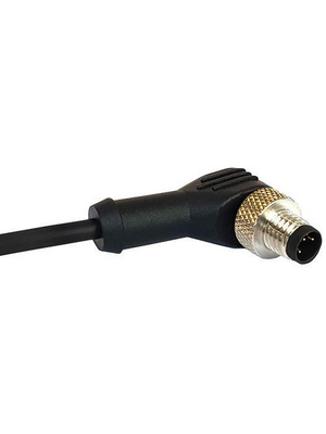 Bulgin - PXPPVC12RAM12ACL010PVC - Cable plug M12 Poles 12, PXPPVC12RAM12ACL010PVC, Bulgin
