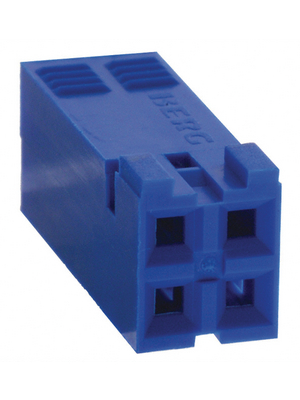 Amphenol/FCI - 65239-002LF - Crimp housing Pitch2.54 mm Poles 2 x 2 Dubox, 65239-002LF, Amphenol/FCI