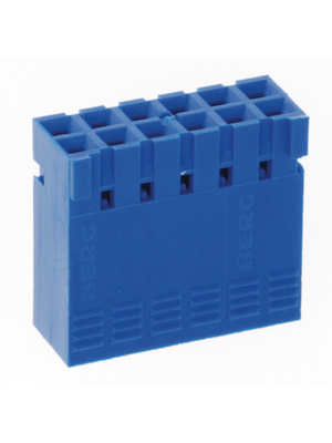 Amphenol/FCI - 65239-006LF - Crimp housing Pitch2.54 mm Poles 2 x 6 Dubox, 65239-006LF, Amphenol/FCI