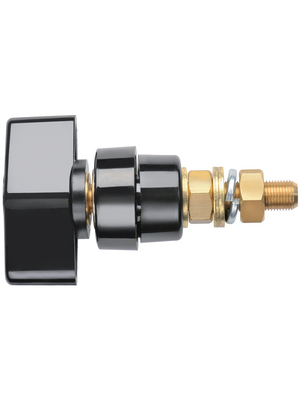 Schtzinger - POL 102 / SW - Binding post ? 4 mm black, POL 102 / SW, Schtzinger