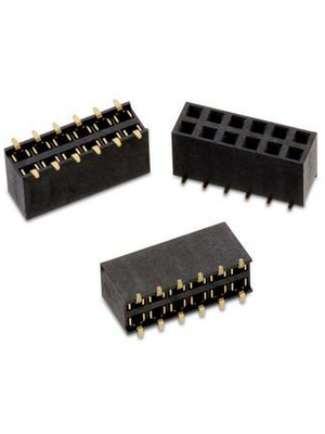 Wrth Elektronik - 61000821821 - Female header 8P Female 8 SMD Double row / straight, 61000821821, Wrth Elektronik