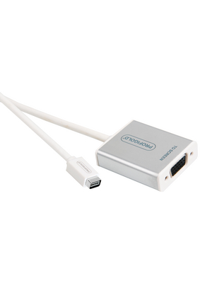 Profigold - PROM171 - Mini DisplayPort  VGA adapter Mini DisplayPort M  VGA F m - f, PROM171, Profigold