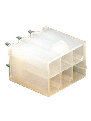Molex - 5566-06A / 3928-1063 - Male header, 6-pin Pitch4.2 mm Poles 2 x 3 Mini-Fit Jr, 5566-06A / 3928-1063, Molex
