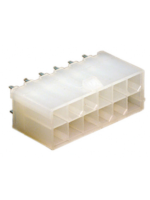 Molex - 5566-12A / 3928-1123 - Male header, 12-pin Pitch4.2 mm Poles 2 x 6 Mini-Fit Jr, 5566-12A / 3928-1123, Molex