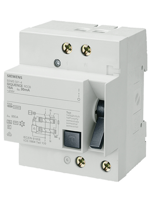 Siemens - 5SM3621-4KK14 - Residual current device 16 A 300 mA 2, 5SM3621-4KK14, Siemens
