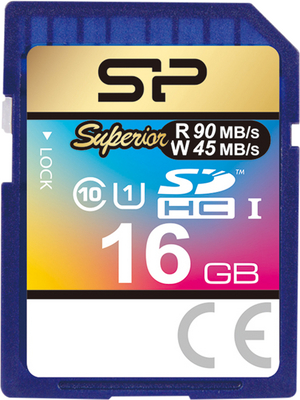 Silicon Power - SP016GBSDHCU1V10 - SD card superior UHS-1 16 GB, SP016GBSDHCU1V10, Silicon Power