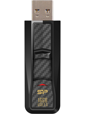 Silicon Power - SP016GBUF3B50V1K - USB Stick Blaze B50 16 GB black, SP016GBUF3B50V1K, Silicon Power
