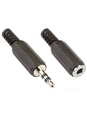 Bandridge - BPP400 - 3.5 mm stereo connection kit Jack plug, stereo male 3.5 mm C jack socket, stereo female 3.5 mm m C f, BPP400, Bandridge