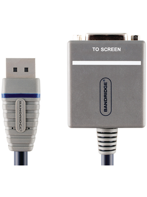 Bandridge - BCP261 - DisplayPort to DVI adapter DisplayPort - DVI m C f, BCP261, Bandridge